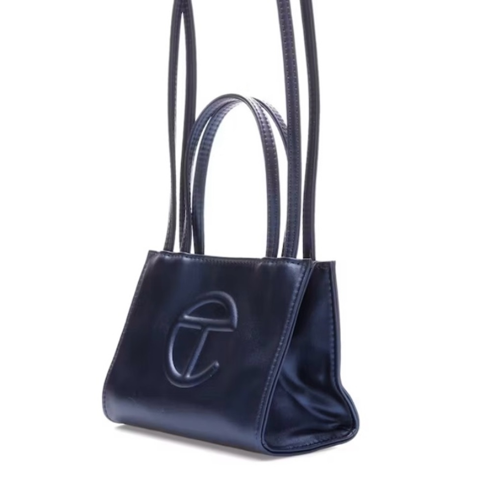 COBALT BLUE TELFAR SMALL BAG PURSE